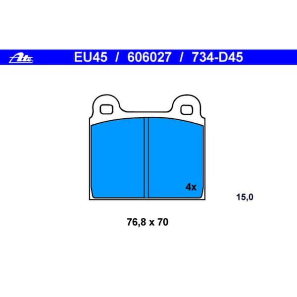 Brake Pad Set,606027